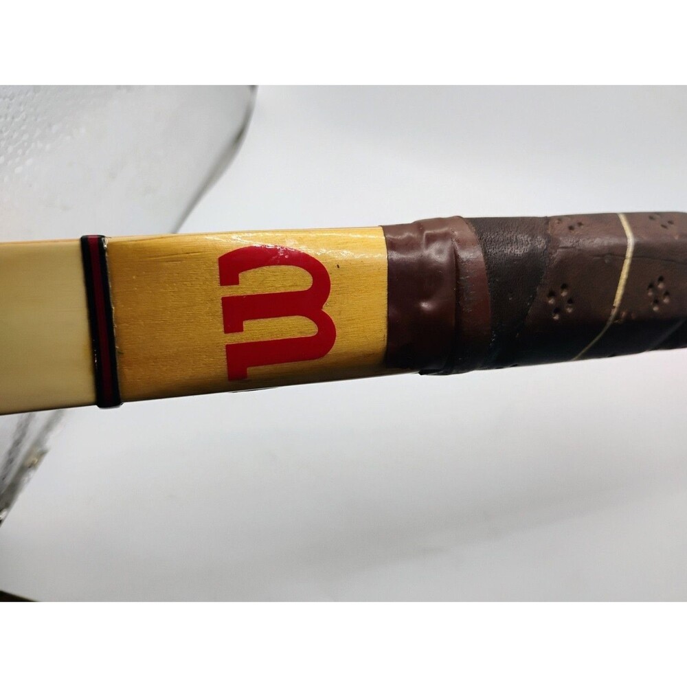 VINTAGE WILSON "SELECT" Jimmy Connors Tennis Racquet 4 1/2" STRATA-BOW Spalding - Picture 11 of 14